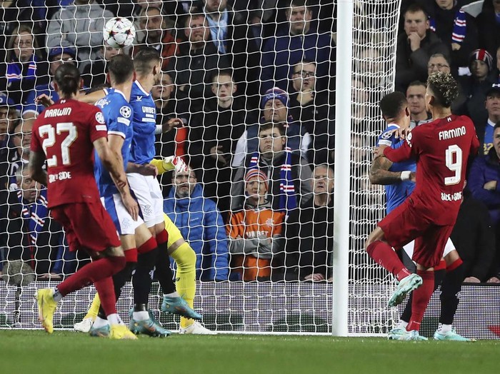 Liverpool berpesta gol dalam lawatannya ke markas Rangers FC, Kamis (13/10/2022) dini hari WIB. The Reds menang 7-1.