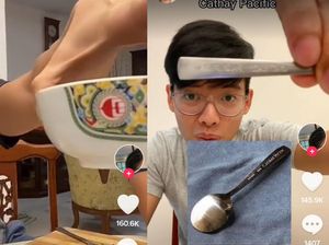 Pria Ini Pamerkan Mangkuk Maskapai Penerbangan yang Diambil Sang Nenek