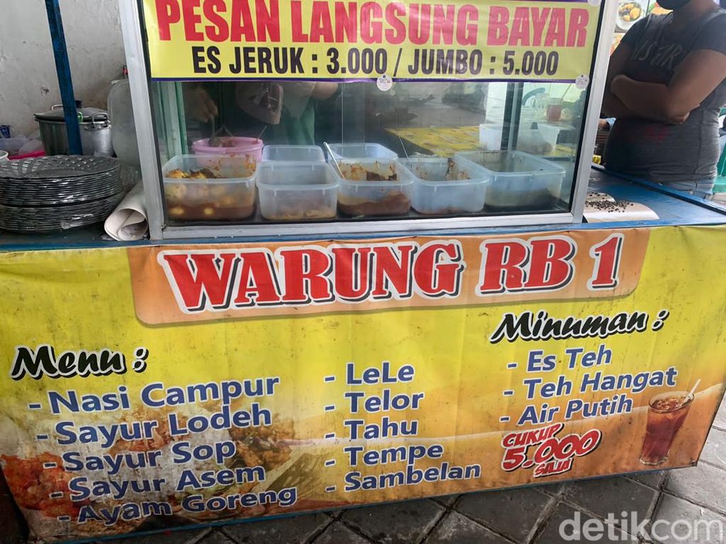 Warung Makan Murah di Surabaya Ini Serba Rp 5 Ribu, Ada 17 Menu