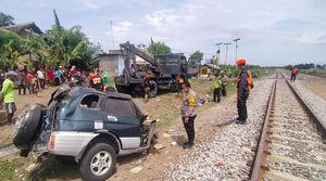 Penampakan Taruna Terbelah Tertabrak Kereta Api Tewaskan 2 Penumpang
