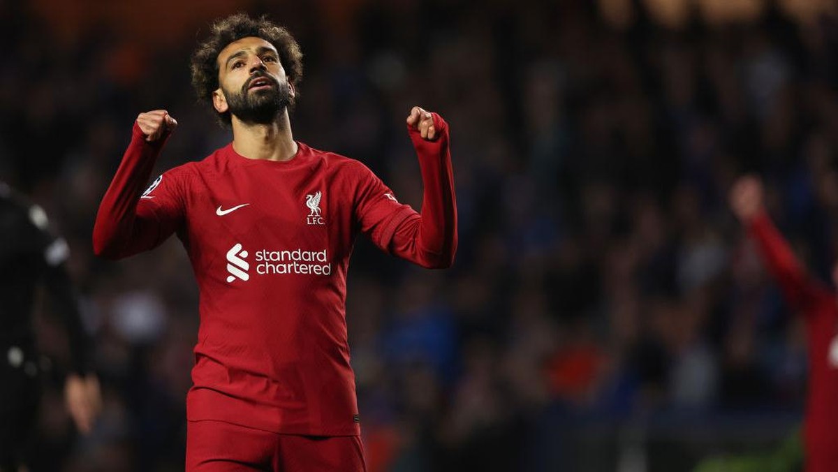 Mohamed Salah bikin rekor hat-trick tercepat di Liga Champions (Getty Images/Matthew Ashton - AM)