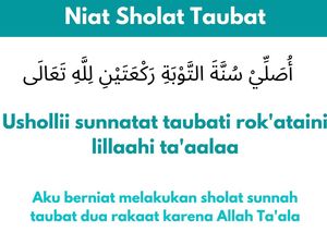 Niat Sholat Taubat Lengkap dengan Tata Caranya, Arab hingga Latin