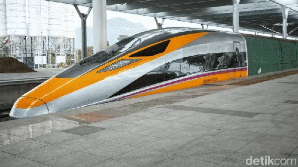 Ini Wujud Kereta Cepat yang Ditinjau Jokowi