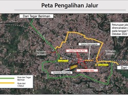 Jalan Sekitar Stasiun Bojonggede Ditutup 2 Hari, Begini Rekayasa Lalinnya