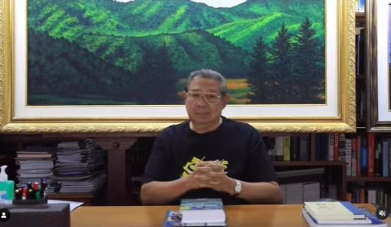 SBY Kini Sibuk Melukis