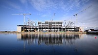 Ini adalah stadion yang bakal menjadi rumah baru klub Inggris Everton. Foto: Everton FC via Getty Images/Tony McArdle - Everton FC