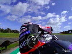 Awas! Aleix Espargaro Nyaris Tabrak Walabi Nyebrang saat Ngebut 218 Km/Jam