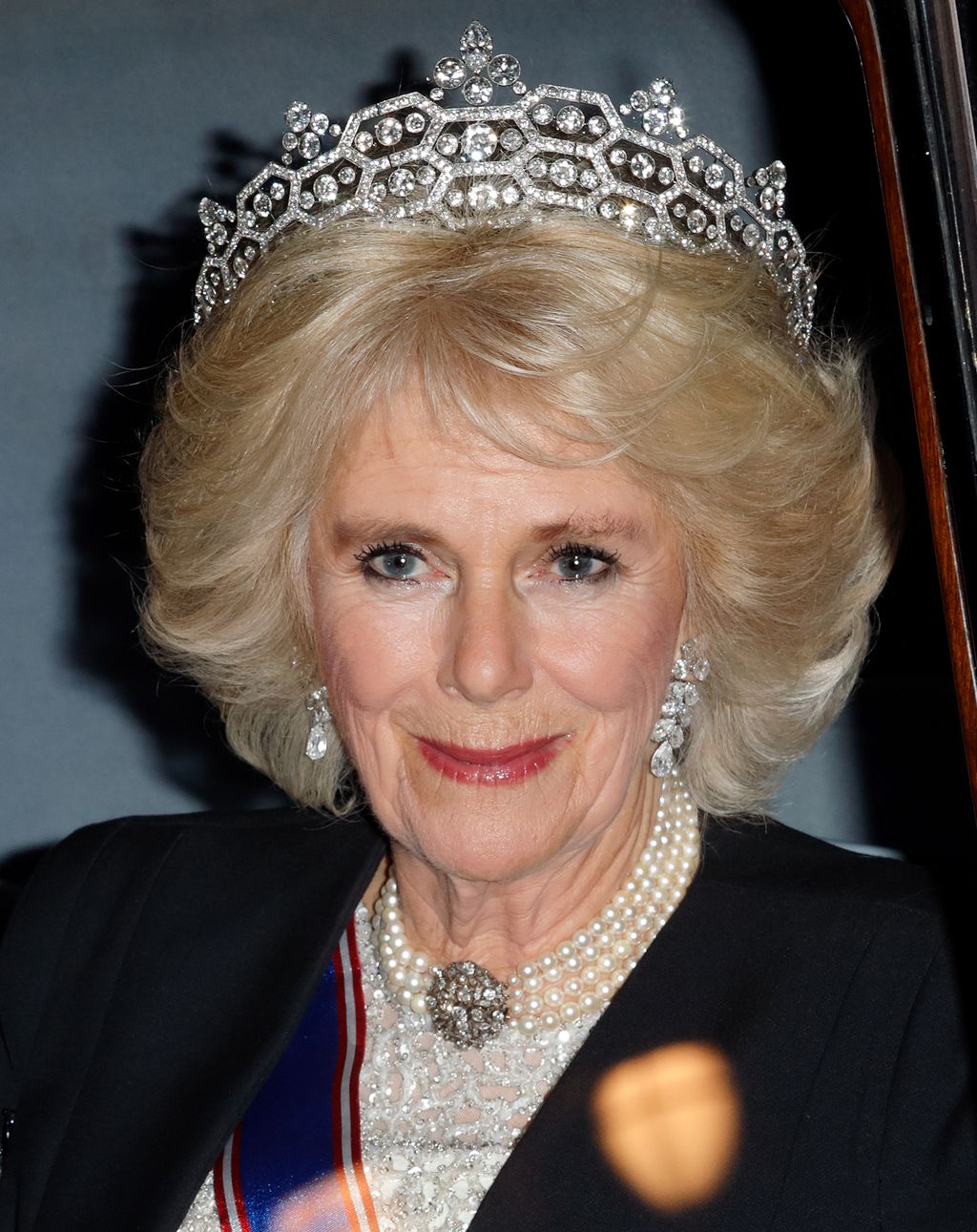LONDON, UNITED KINGDOM - DECEMBER 05: (EMBARGOED FOR PUBLICATION IN UK NEWSPAPERS UNTIL 24 HOURS AFTER CREATE DATE AND TIME) Camilla, Duchess of Cornwall attends the annual Diplomatic Reception at Buckingham Palace on December 5, 2017 in London, England. (Photo by Max Mumby/Indigo/Getty Images)