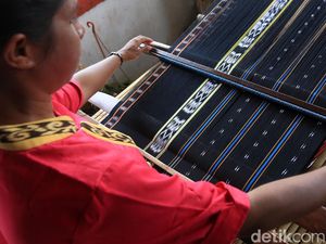Dipakai Jokowi Saat Sidang Tahunan, Begini Pembuatan Kain Tenun Tanimbar