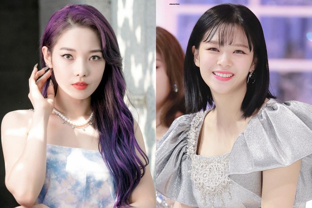 Potret Somin KARD dan Jungyeon TWICE/ Foto: pinterest.com Potret Somin KARD dan Jungyeon TWICE