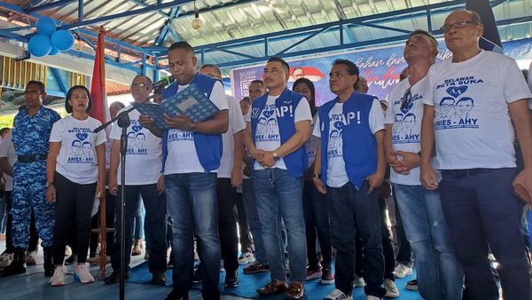 Saat Masyarakat Ambon Deklarasikan Duet Anies-AHY
