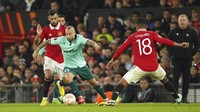 MU menjamu Omonia di Old Trafford pada lanjutan laga Grup E Liga Europa, Jumat (14/10/2022). Setan Merah dibuat frustrasi lawan karena kesulitan mencetak gol meski mendominasi sebagian besar pertandingan.