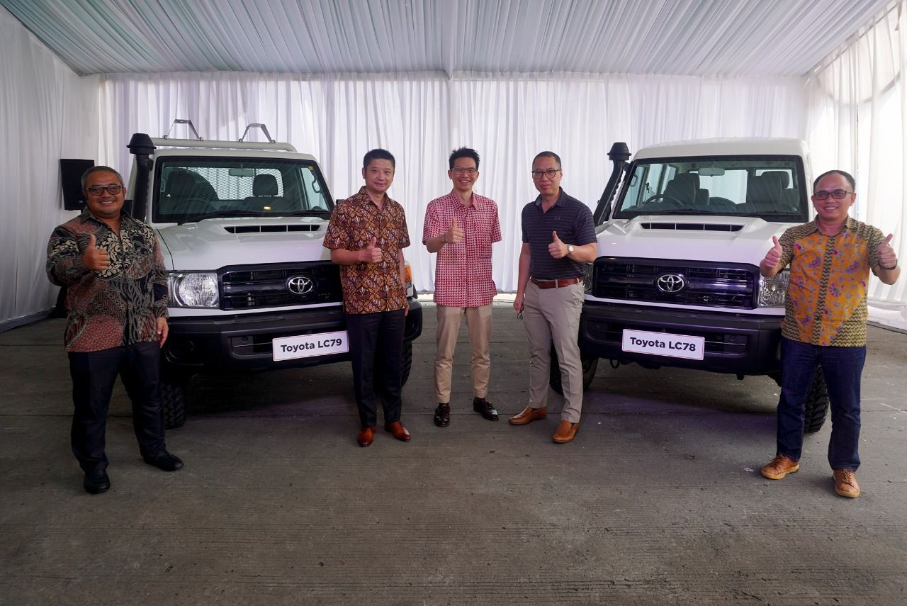 Toyota Land Cruiser jadi kendaraan operasional Freeport.