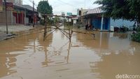 Potret Permukiman di Gabus Pati Terendam Banjir