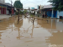 Akses Jalan Gabus-Tambakromo Pati Ditutup gegara Banjir