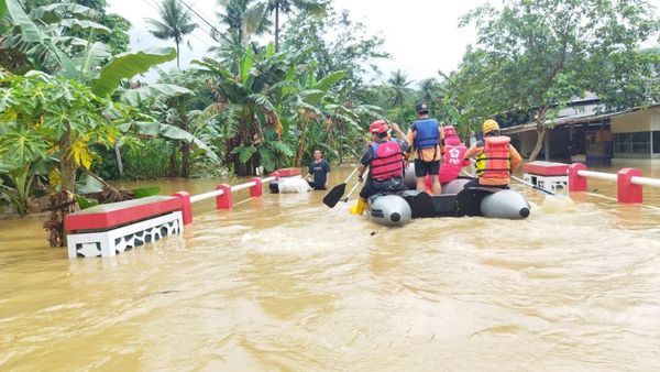Banjir Luapan Sungai di Desa Sitiarjo Malang