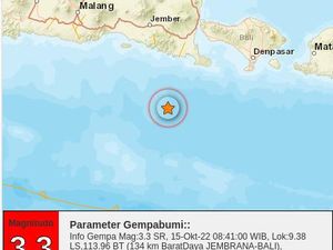 Gempa Berkekuatan M 3,3 Guncang Kabupaten Jembrana Gempa Berkekuatan M 3,3 Guncang Kabupaten Jembrana