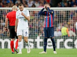 Tiga gol Inter ke gawang Barca (yang berakhir dengan skor 3-3) adalah kesalahan Gerard Pique dalam mengawal lini pertahanan. Khususnya gol pertama dan kedua Inter (Getty Images)
