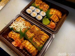 Sushi Oishi, Sushi Gerobakan Enak Rp 12.000 di Dekat Grand Indonesia