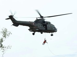 TNI AU Latihan Operasi Bencana dan Kemanusiaan Bersama Elang Brunesia