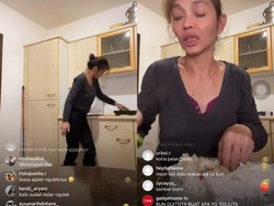 Live di IG, Bunda Corla Masak Cumi Sambal Pakai Resep dari Netizen