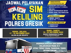 Jadwal Sepekan SIM Keliling Gresik 17-22 Oktober 2022