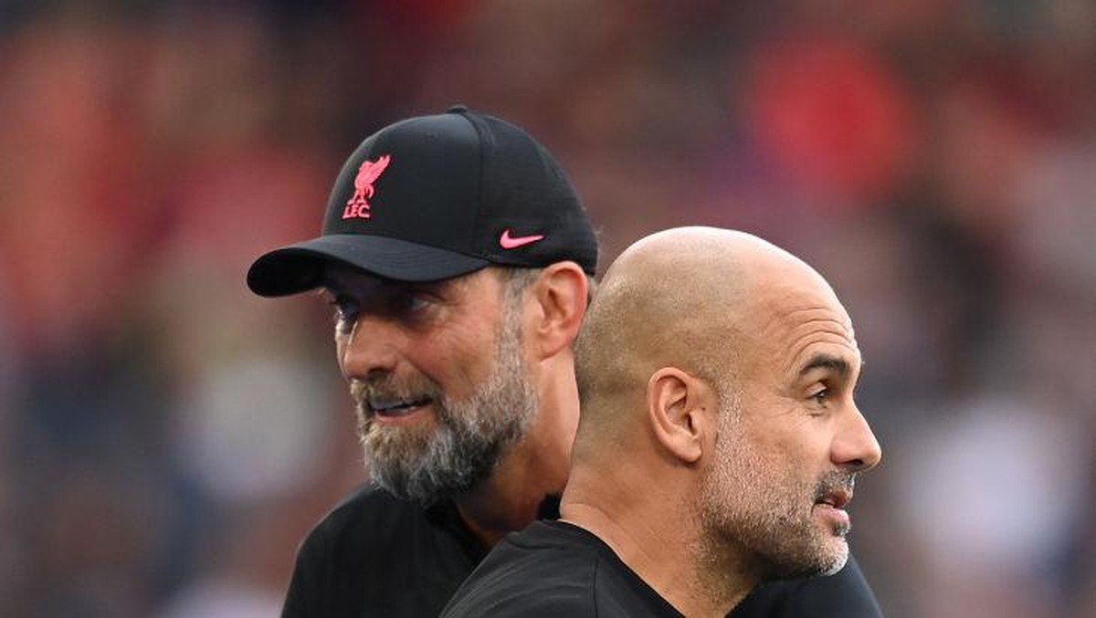 Juergen Klopp jadi seteru berat Pep Guardiola (The FA via Getty Images/Michael Regan - The FA)