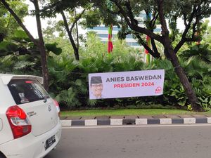 Serba-serbi Perpisahan Anies: Ada Spanduk Anies Baswedan Presiden 2024