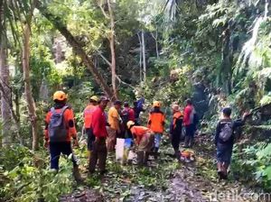 Evakuasi Material Longsor di Sukamade Banyuwangi Terkendala Sulitnya Medan