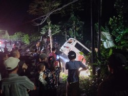 Mobil Mundur, Bule Rusia Terjun ke Jurang Sedalam 20 Meter di Buleleng