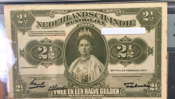 Wow! Uang Kuno Era Penjajahan Belanda Dibanderol Rp 120 Juta