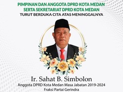Anggota DPRD Medan Sahat B Simbolon Meninggal Dunia