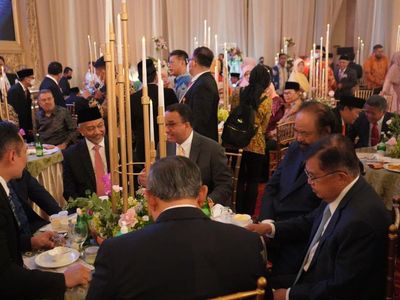 Momen Hangat Anies Baswedan Semeja dengan Syaikhu-Paloh-SBY-JK
