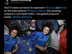 Keren! Astronot Perempuan dari Italia Pertama Akhirnya Pulang ke Bumi