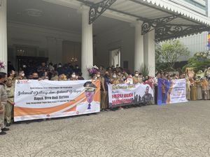 ASN DKI Berkumpul Sambut Pj Gubernur Heru Budi di Balai Kota
