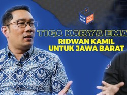 Tiga Karya Emas Ridwan Kamil untuk Jawa Barat