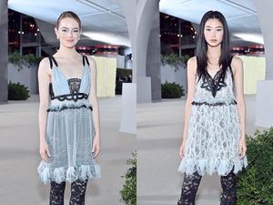 Momen Jung Ho Yeon dan Emma Stone Pakai Baju Mirip di Acara yang Sama Momen Jung Ho Yeon dan Emma Stone Pakai Baju Mirip di Acara yang Sama