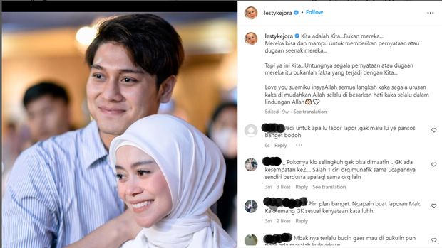 Lesti Kejora dan Rizky Billar