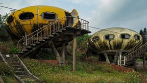 Misteri Resor Berbentuk UFO di Taiwan yang Kini Jadi Kota Mati