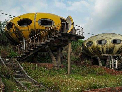 Misteri Resor Berbentuk UFO di Taiwan yang Kini Jadi Kota Mati