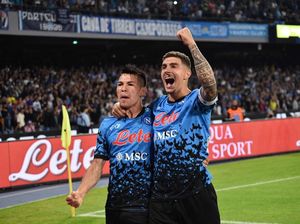 Hasil Liga Italia: Napoli Kukuh di Puncak Usai Tumbangkan Bologna 3-2