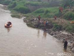 Satu Lagi Bocah Terseret Arus Sungai Welang Pasuruan Ditemukan