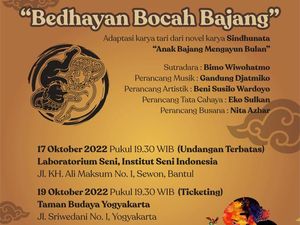 Pentas Tari Bedhayan Bocah Bajang di Taman Budaya Yogyakarta Rabu Besok Pentas Tari Bedhayan Bocah Bajang di Taman Budaya Yogyakarta Rabu Besok