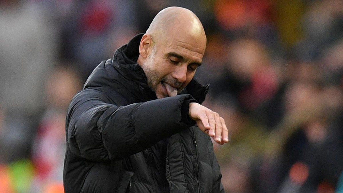 Manajer Manchester City, Pep Guardiola. (Foto: AFP via Getty Images/OLI SCARFF)