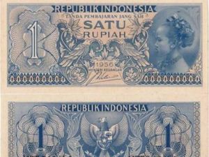 Punya Uang Kertas Rp 1 Gadis Jawa Cetakan 1956? Dijual Laku Segini Lho
