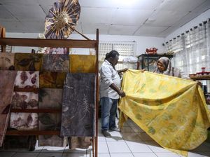 Kain Ecoprint Ramah Lingkungan Ini Karya Difable Lho