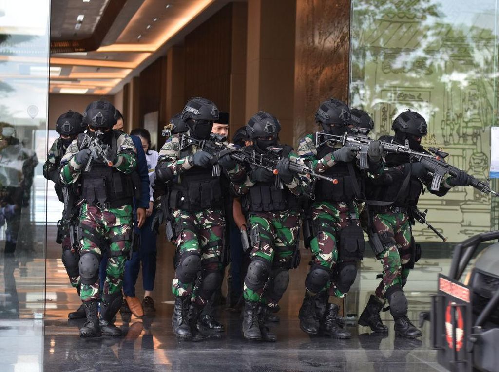 Jelang Puncak KTT G20, TNI Gelar Latihan Pengamanan dari Teroris