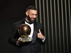 Benzema Sebut Zidane dan Ronaldo di Pidato Ballon dOr 2022