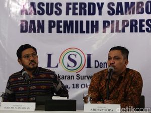 LSI Denny JA Petakan Sikap Pemilih Capres Soal Kepercayaan Polri