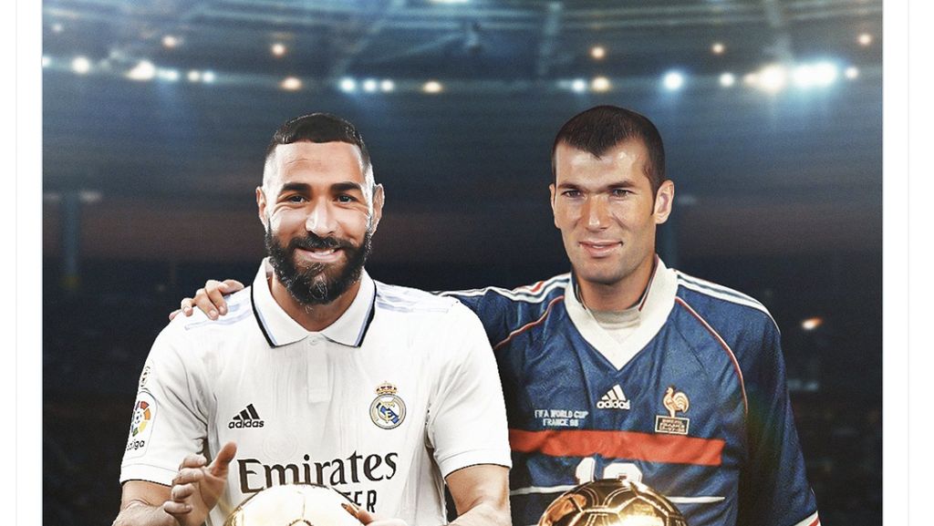 Karim Benzema Raih Ballon dOr, Netizen Kaitkan dengan Zidane
